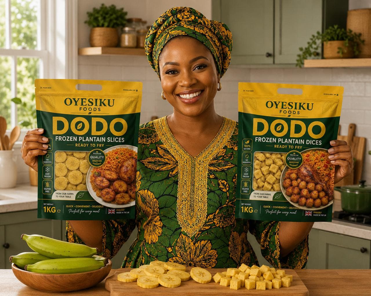 Oyesiku Premium Frozen Plantain
