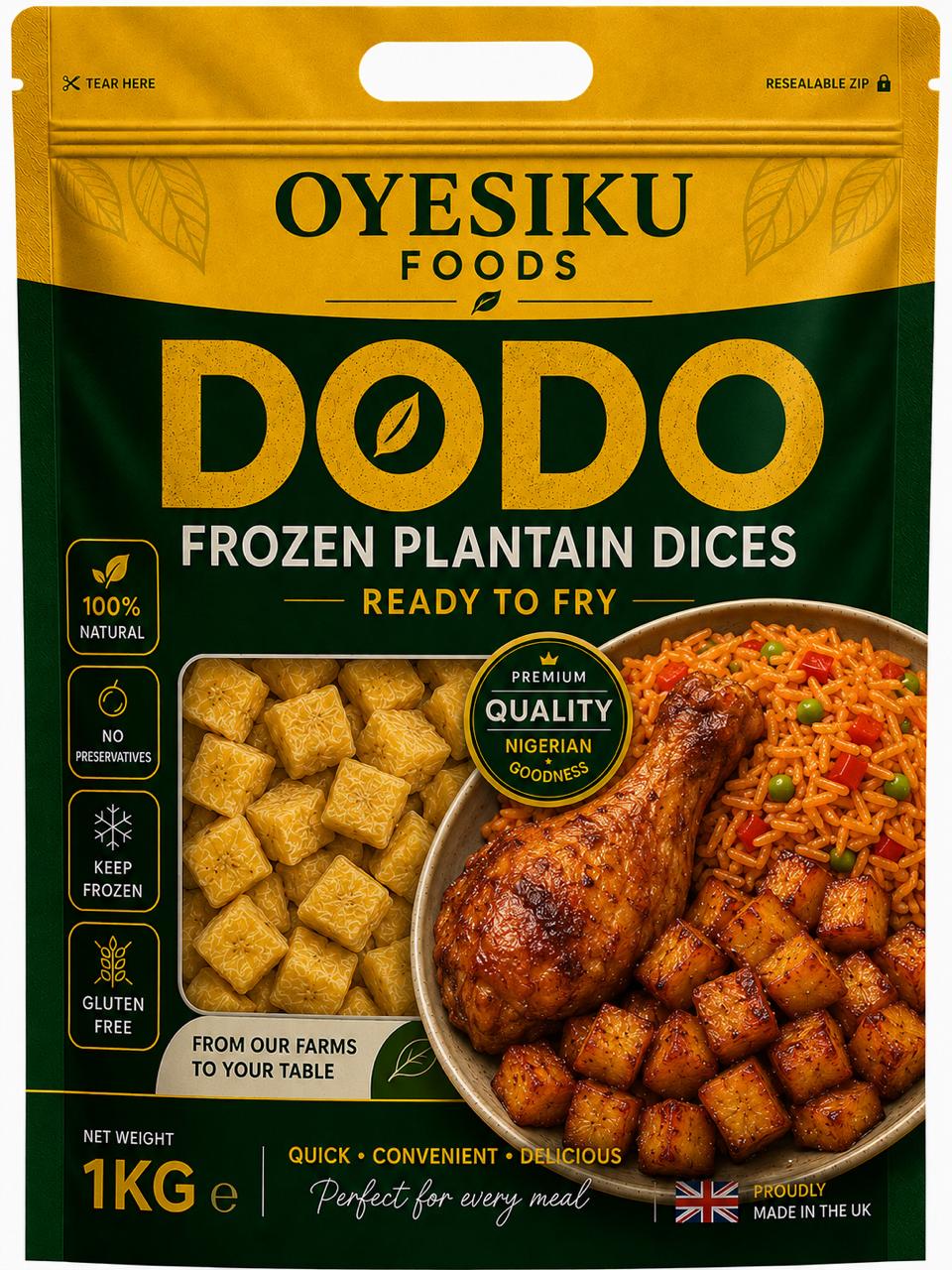 Premium Plantain Cubes