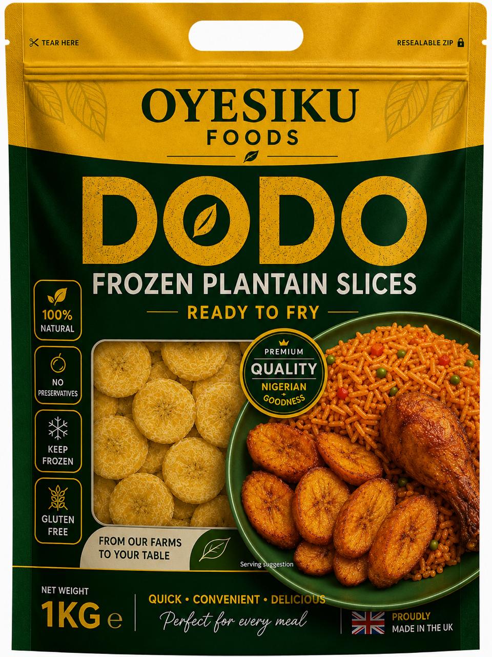 Premium Sliced Plantain